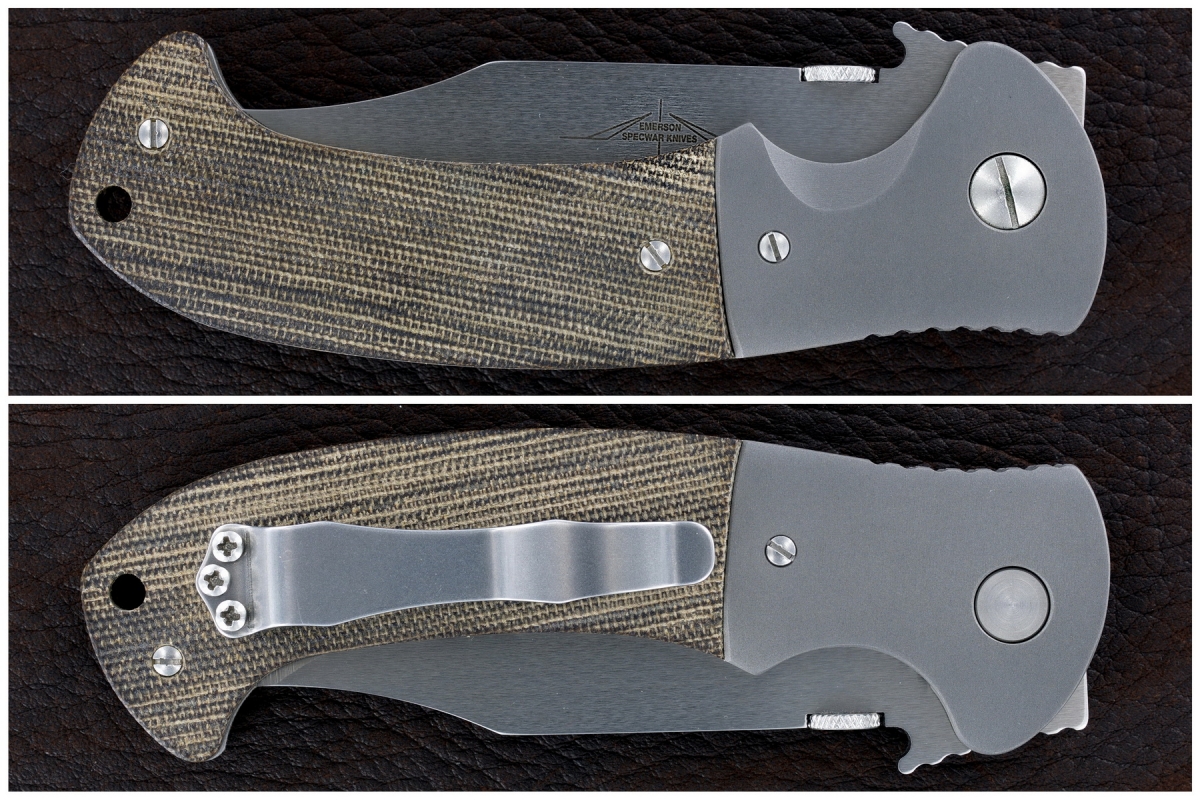 Ernie Emerson Custom Bolstered CQC-13 Waved