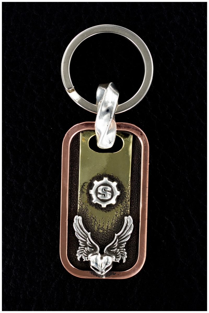 Starlingear Custom Winged-Heartbreaker Dog-Tag Key-Fob