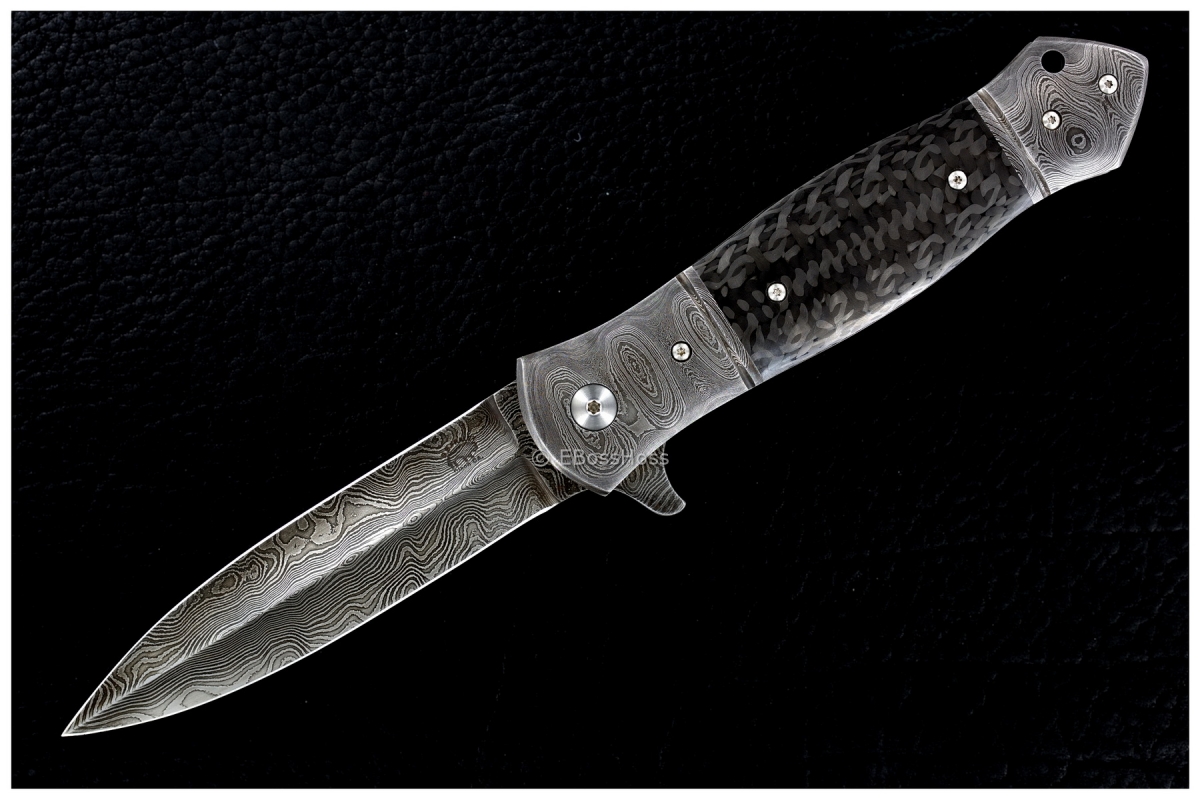 D.B. Fraley Deluxe Dbl. Bolstered Dagger-Grind Flipper