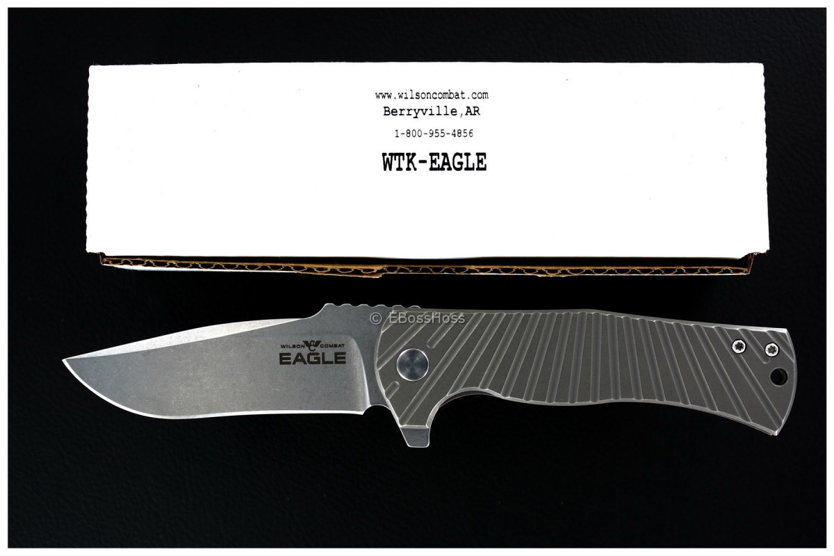 Les George / Wilson Combat WTK-Eagle Framelock Flipper LE