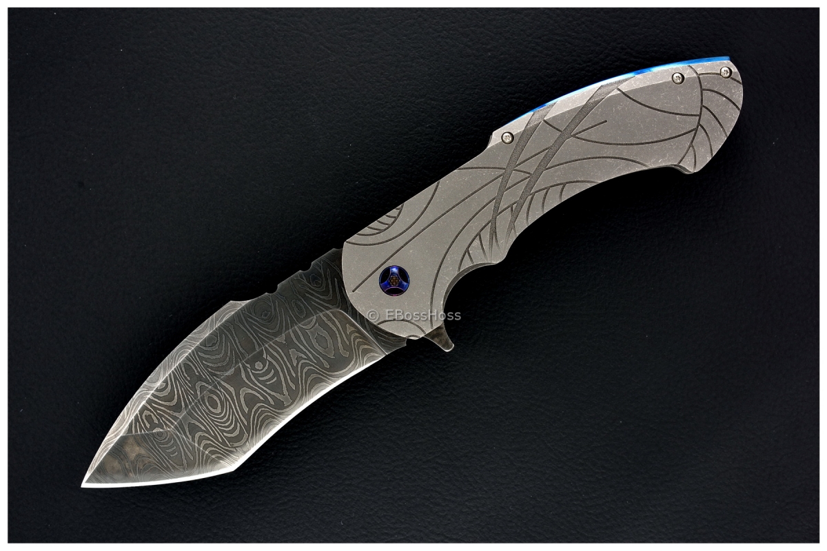 Rick Barrett Custom Toxic Tanto XL Fallout Flipper