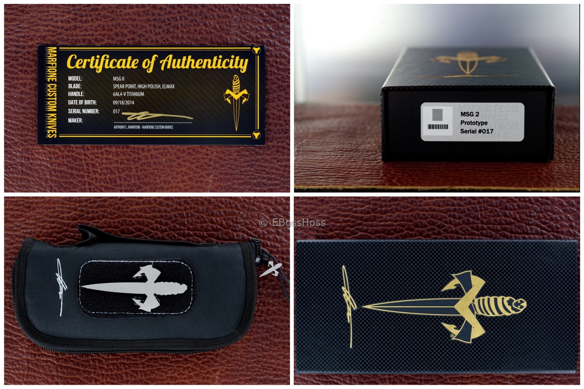 Tony Marfione / Mick Strider Custom Collab MSG II Prototype