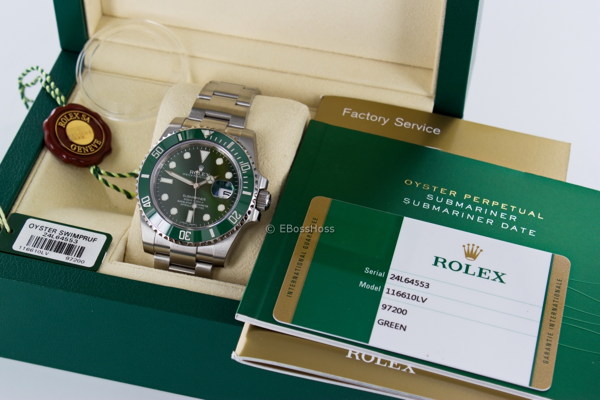 Rolex Submariner Date 116610LV - The Hulk