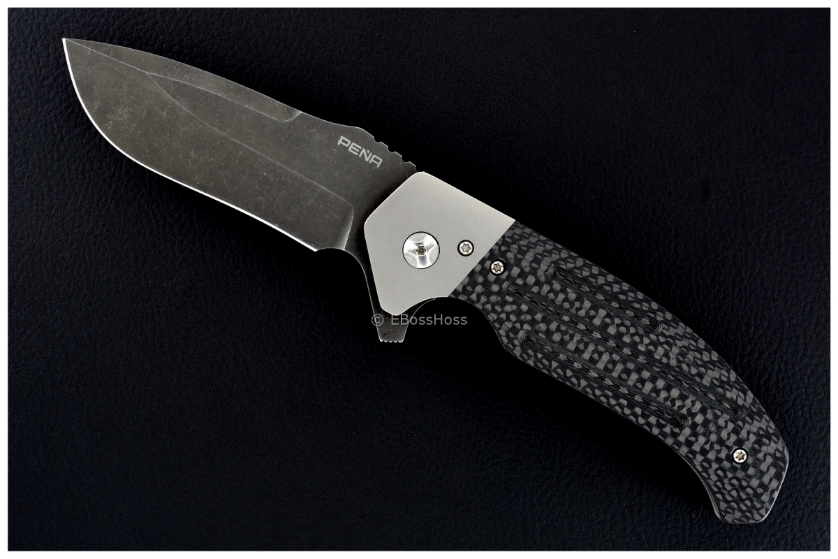 Enrique Peña Custom Bolstered Dirty Diesel 1 Flipper