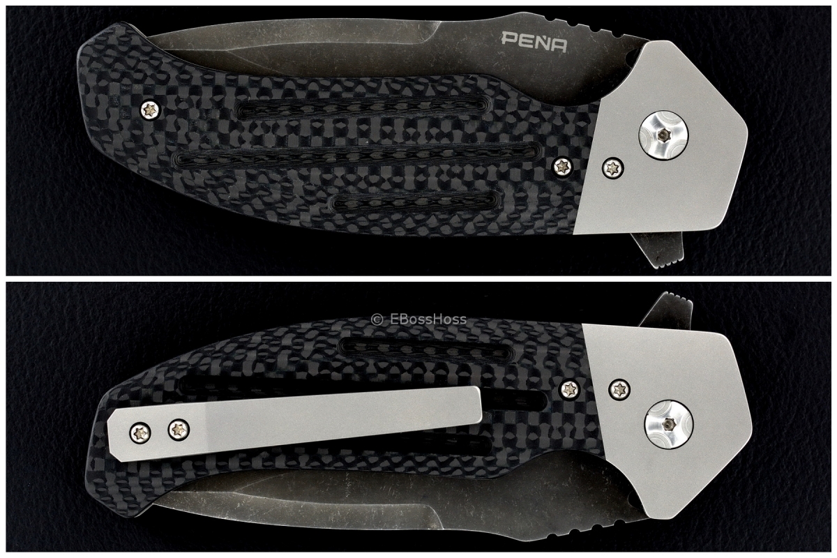 Enrique Peña Custom Bolstered Dirty Diesel 1 Flipper