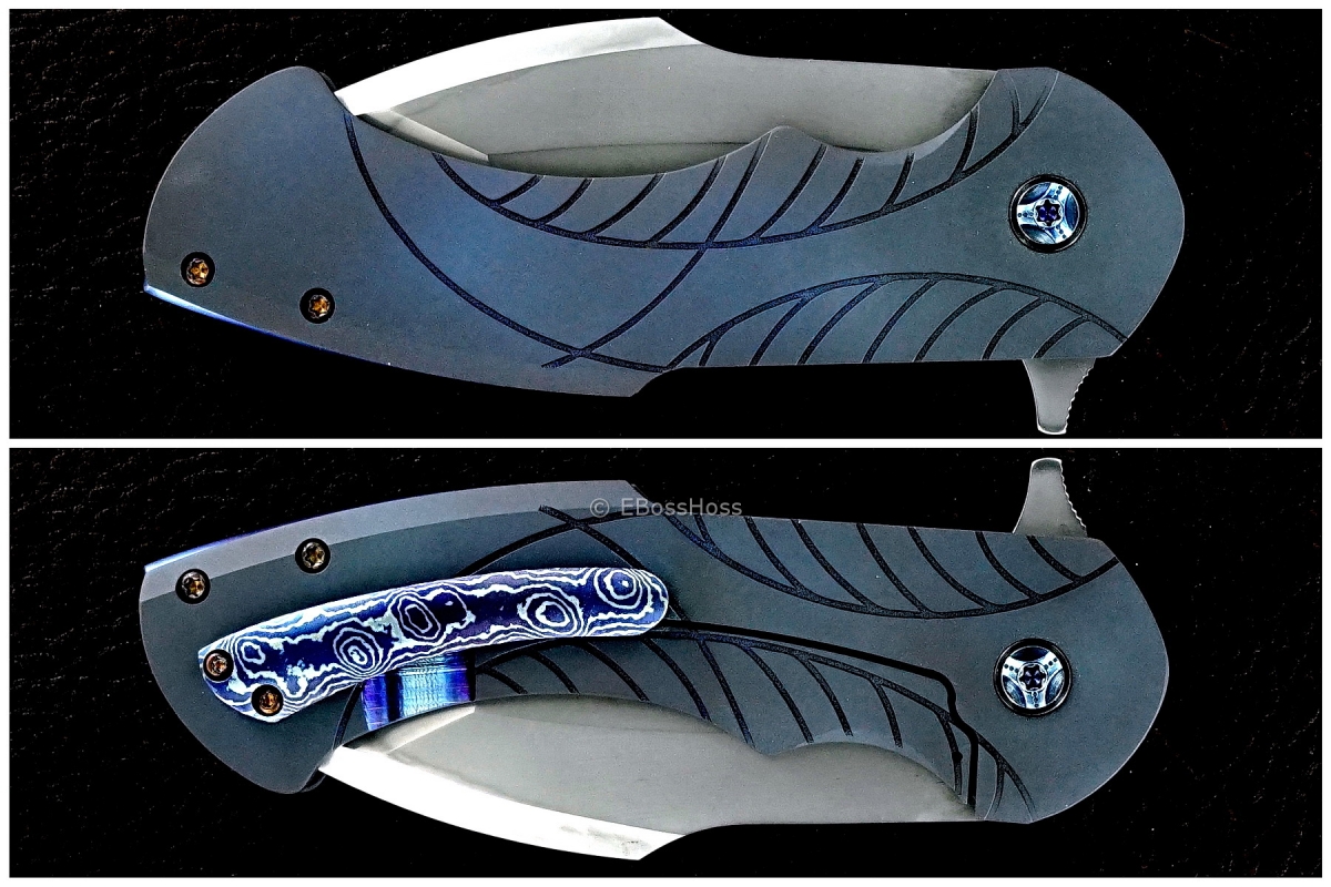 Rick Barrett Custom Toxic Tanto Fallout 3.5 Flipper