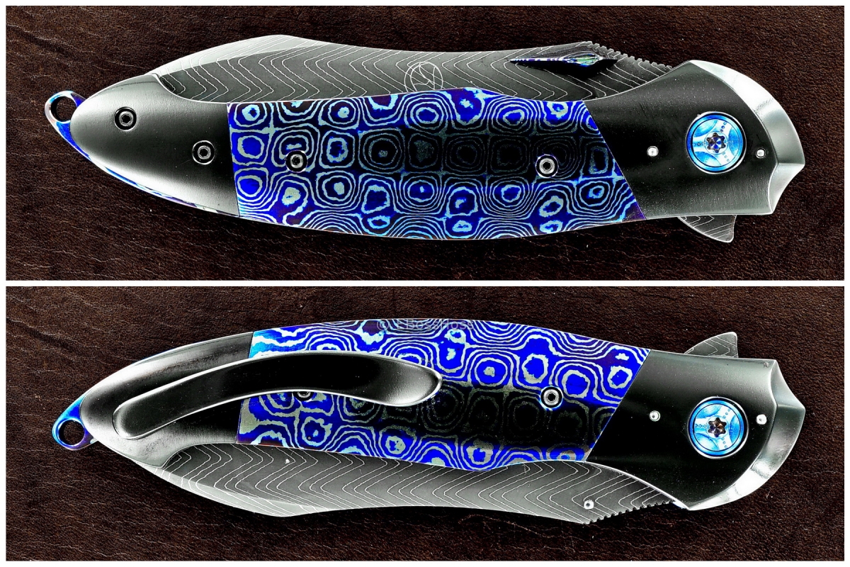 Peter Martin Custom Zirconium & Mokuti Nebula Flipper