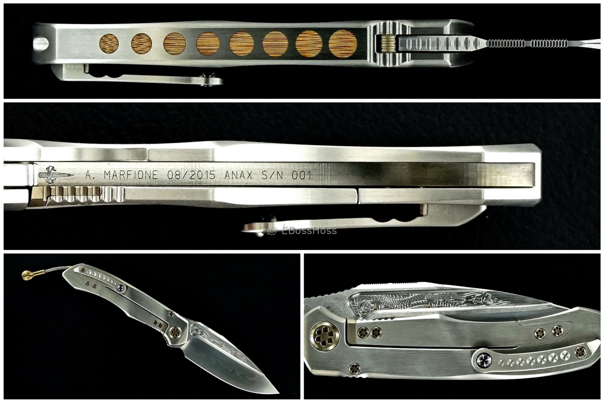 Tony Marfione (Microtech) Deluxe Engraved Custom Super Anax