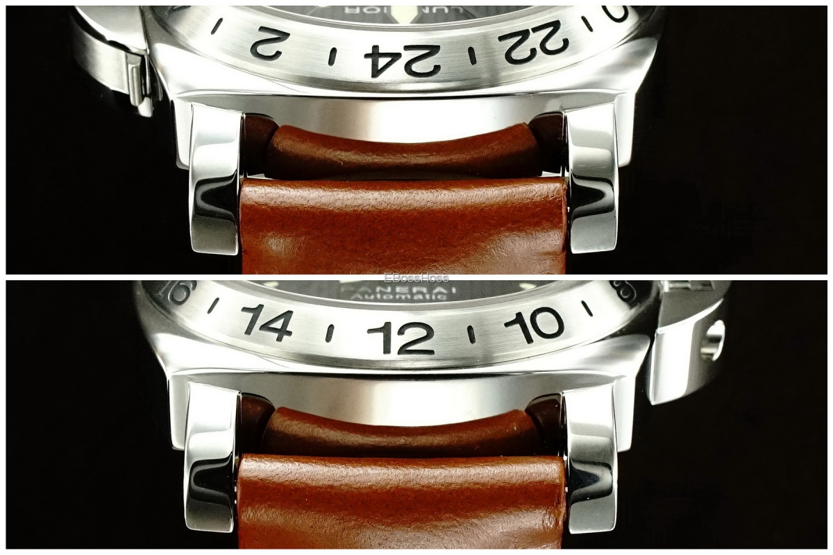 Panerai (Officine Panerai) 029 LUMINOR GMT w/ Tuxedo Dial