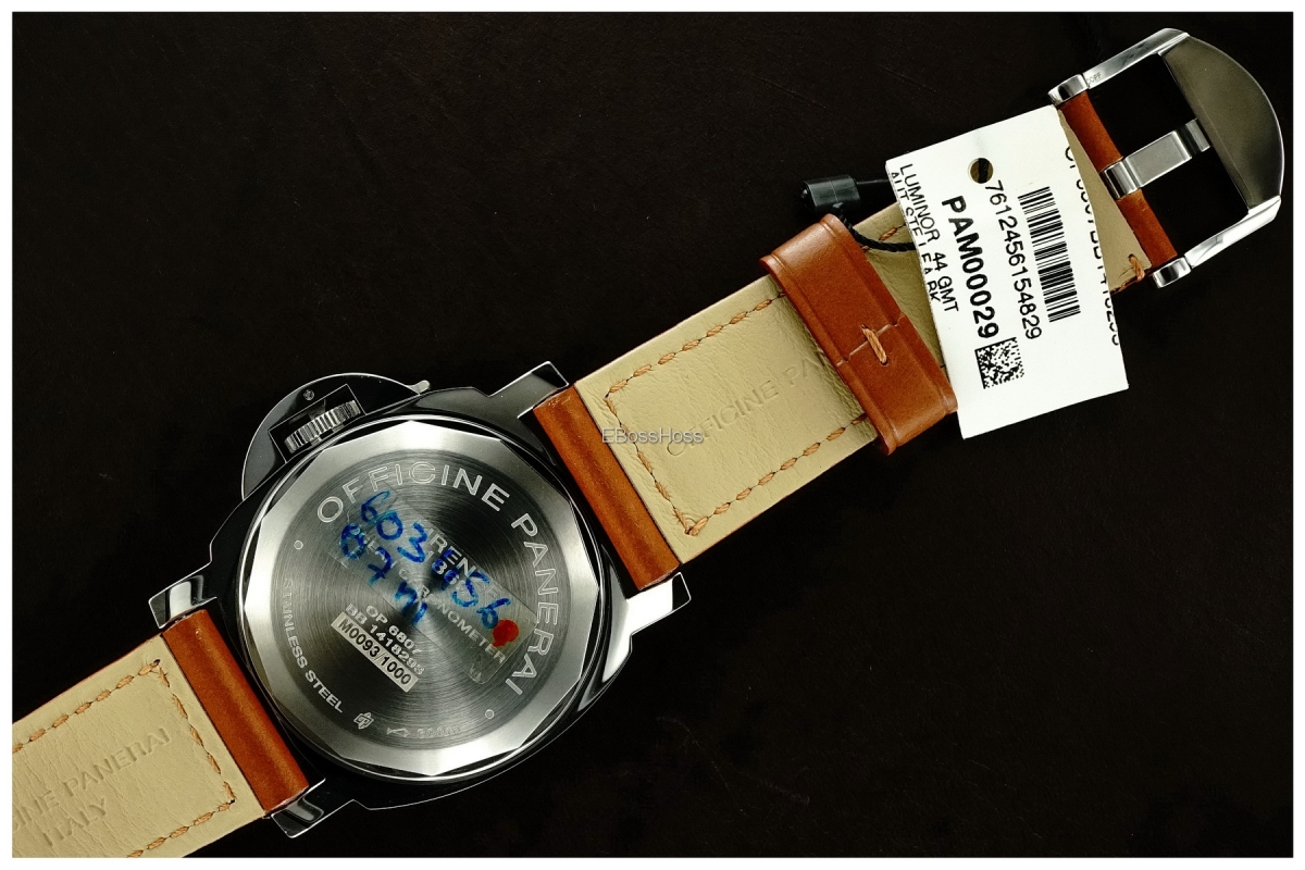 Panerai (Officine Panerai) 029 LUMINOR GMT w/ Tuxedo Dial