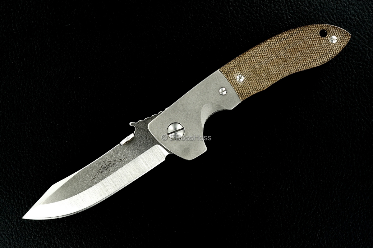 Ernie Emerson Custom Bolstered Mini CQC-8 (aka: Horseman)