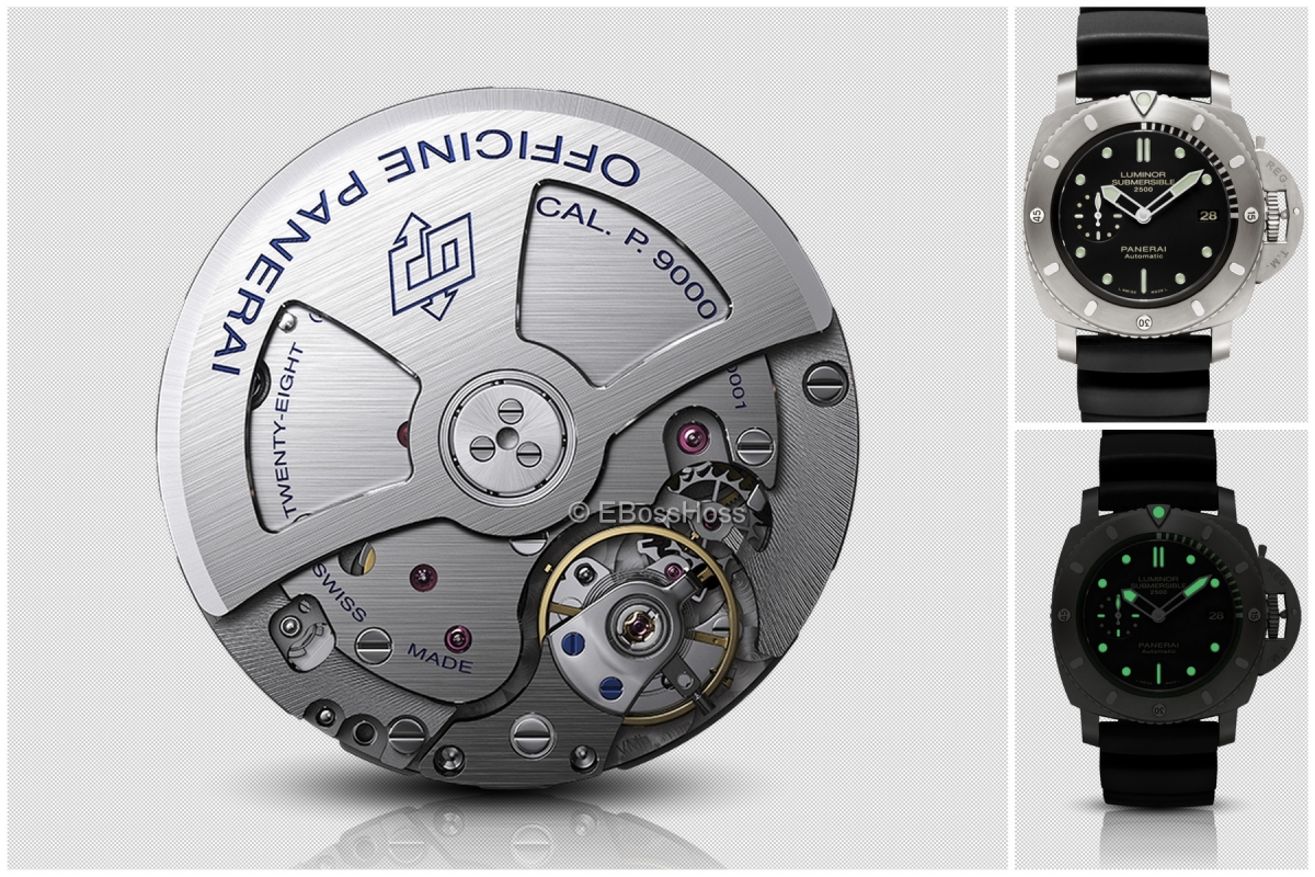 Panerai (Officine Panerai) 364 LUMINOR Submersible 1950 2500M 3 DAYS Automatic Titanio - 47MM PAM00364