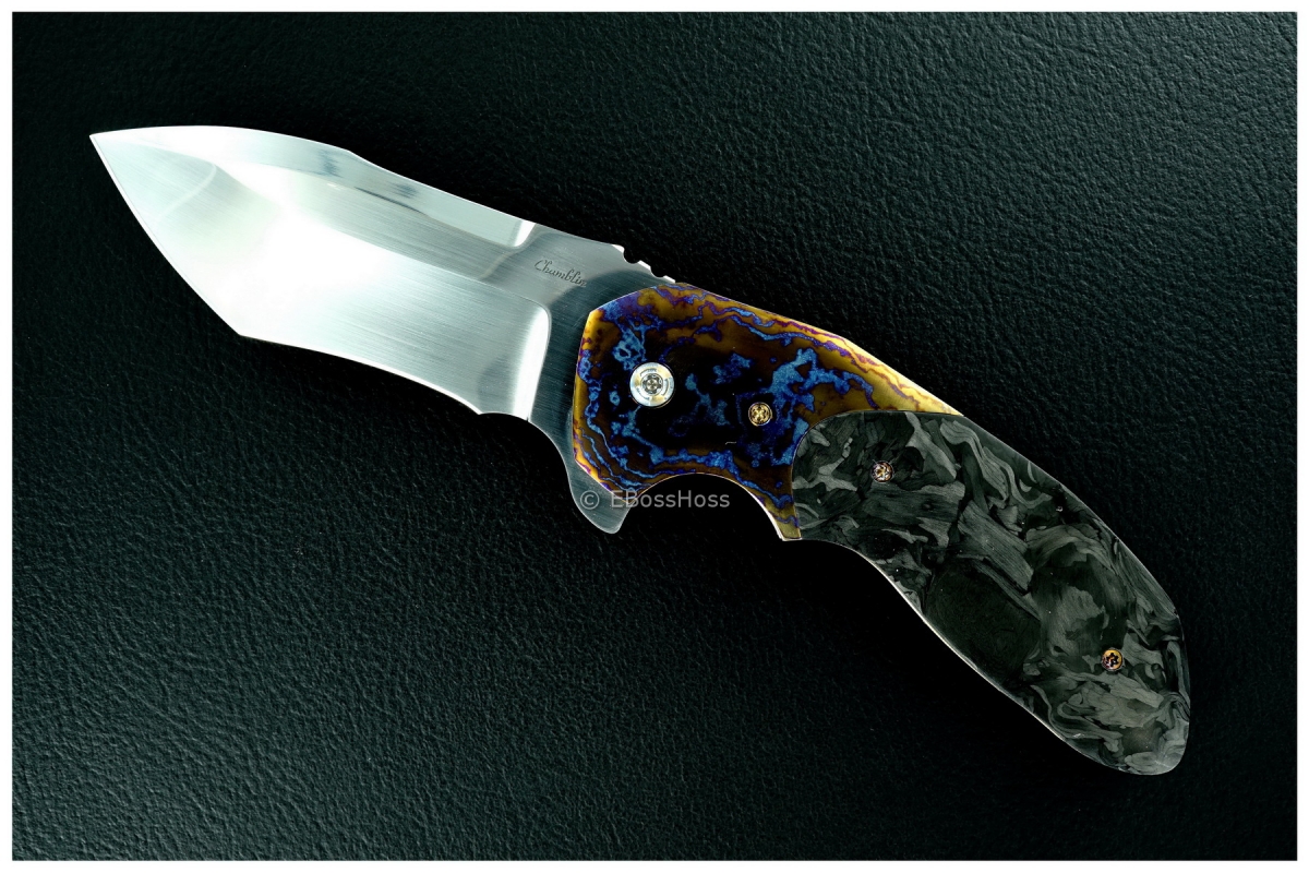 Joel Chamblin Custom Deluxe Uprising Flipper - MokuTi & Carbon-Fiber
