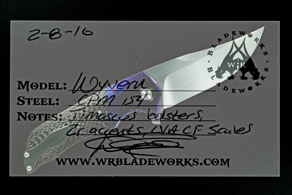 WR Bladeworks (Walter Randolph) Deluxe Custom Wyvern Flipper