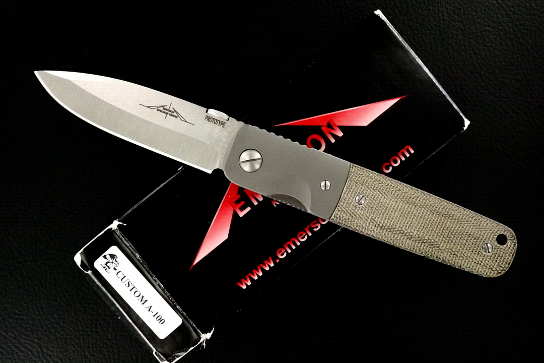 Ernie Emerson Custom Bolstered A-100 Prototype