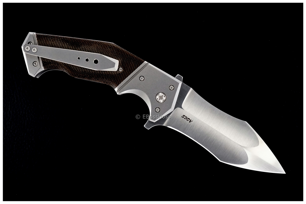 Randy Doucette Custom Arrow-Tip Dagger Serpent Flipper