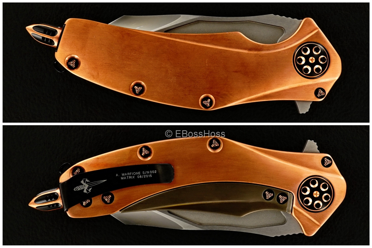 Anthony Marfione Custom Deluxe Copper Matrix Flipper