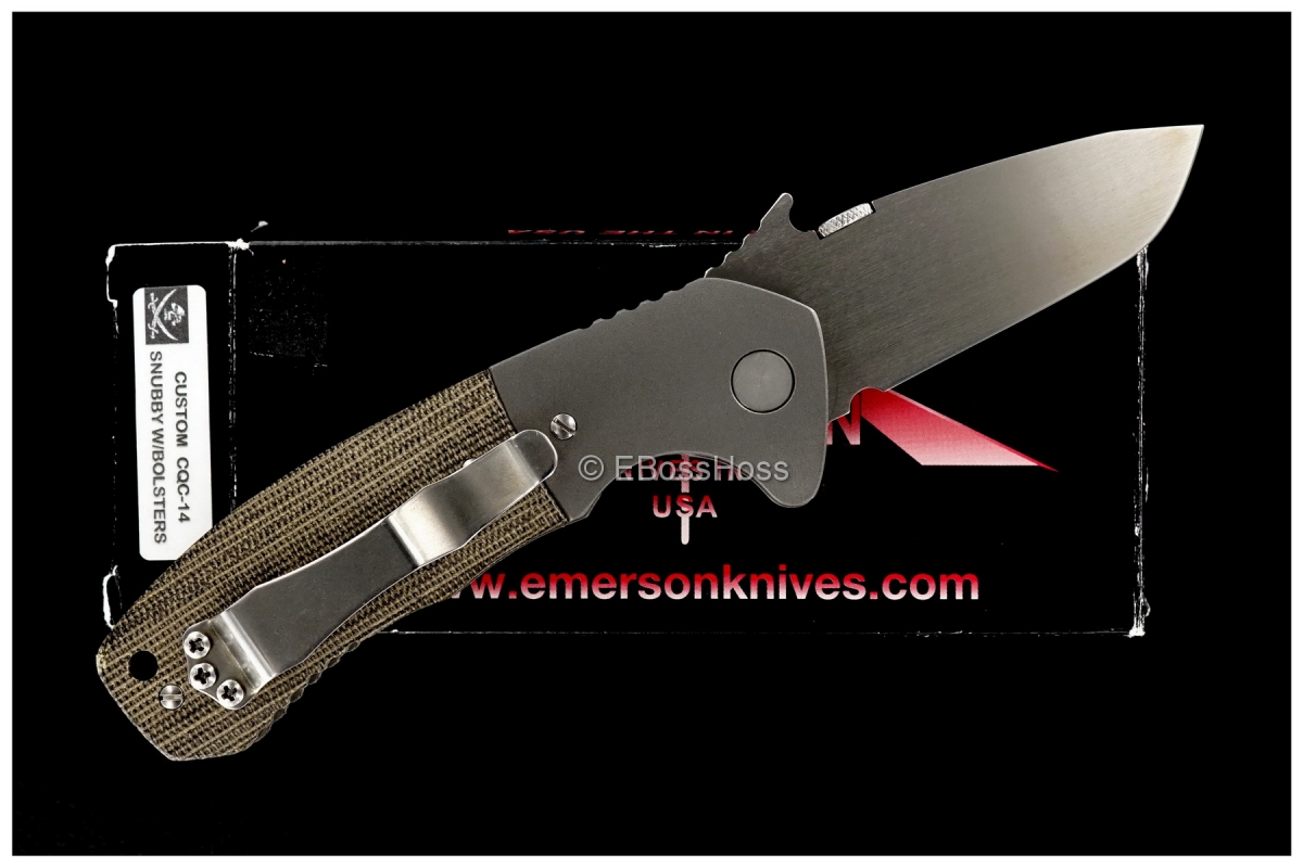 Ernie Emerson Custom CQC-14 Snubby