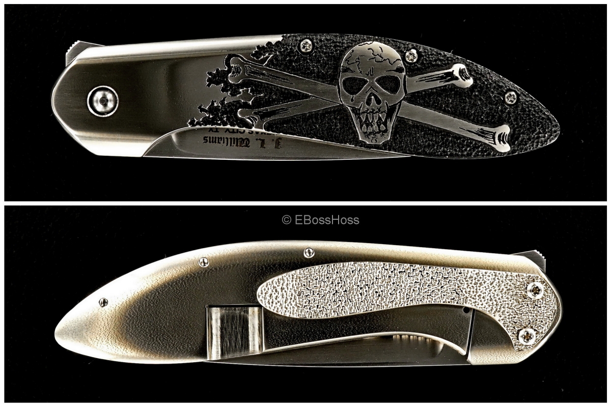 J.L. (Lee) Williams Custom Carved Flipper