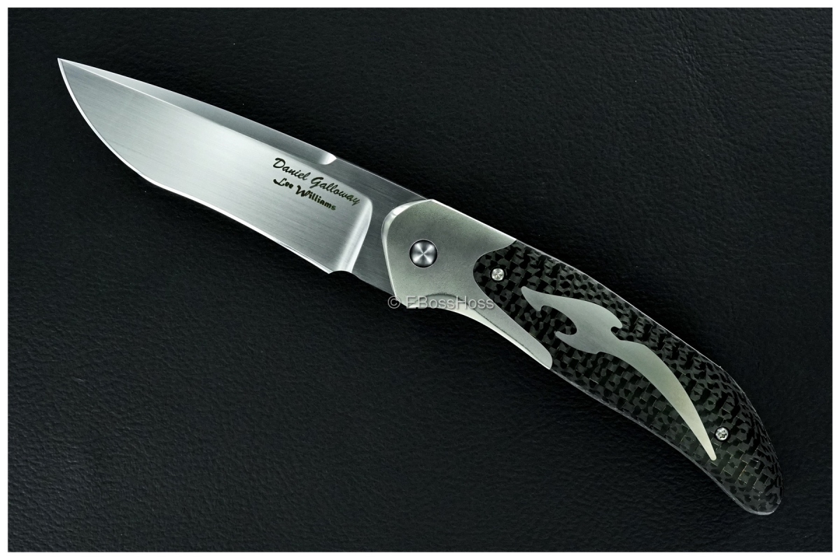 Daniel Galloway - Lee Williams Collaboration Custom Kickstop Bolsterlock Mongoose Flipper