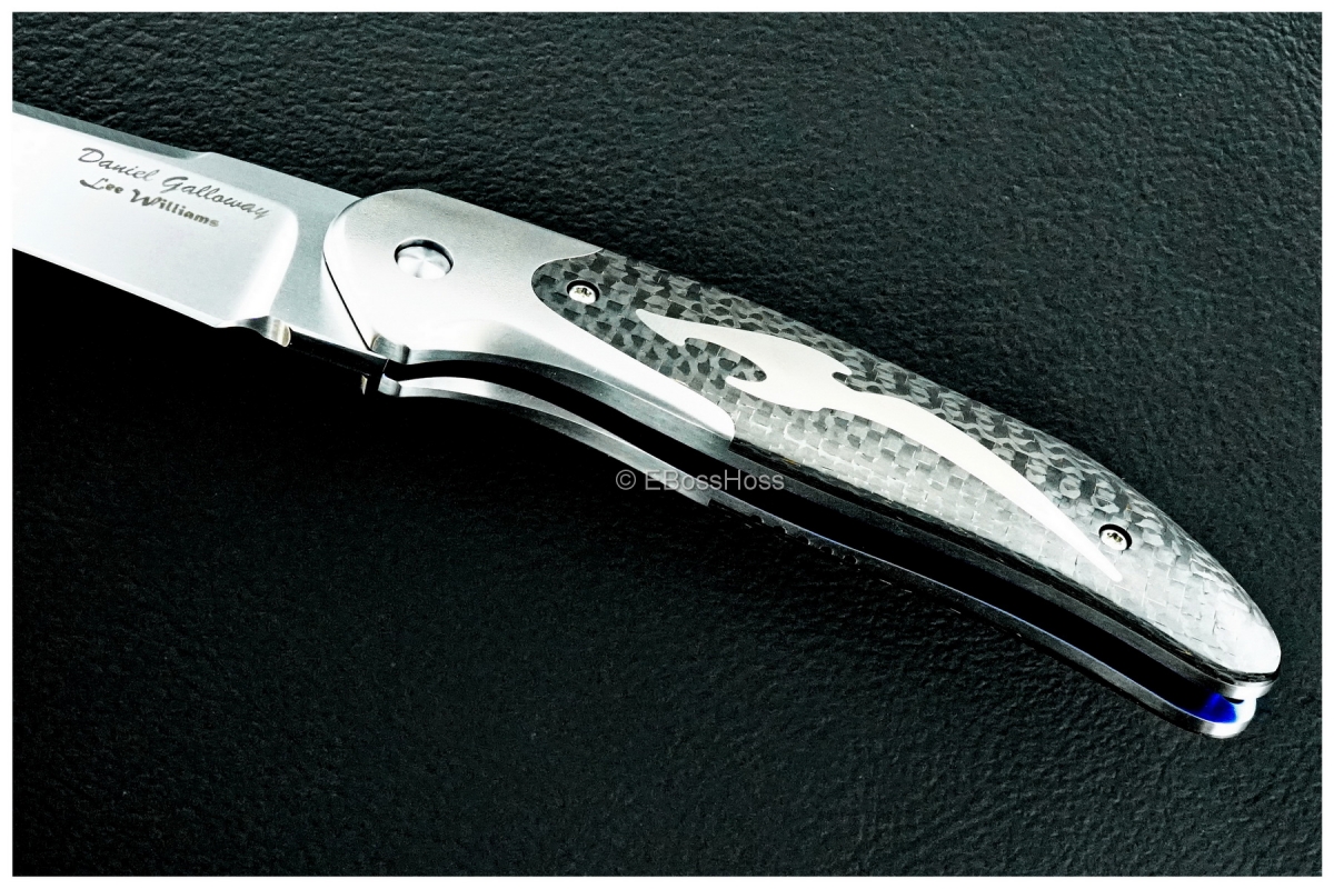 Daniel Galloway - Lee Williams Collaboration Custom Kickstop Bolsterlock Mongoose Flipper