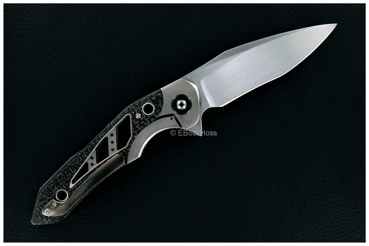 Daniel Galloway Custom Very-Deluxe Bentley Bolsterlock Flipper