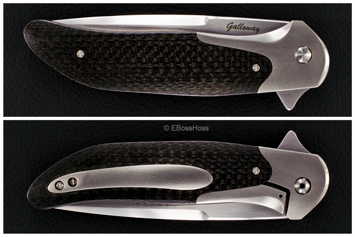 Daniel Galloway Custom Deluxe Bolsterlock Mongoose Flipper