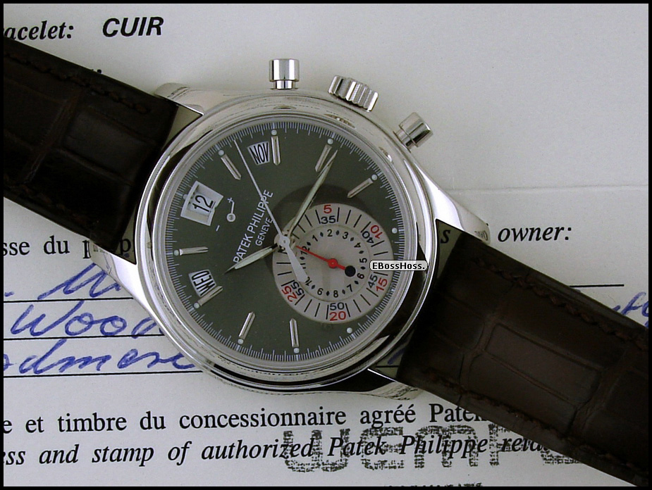 Patek Phillipe 5960P Platinum Chronograph Annual Calendar
