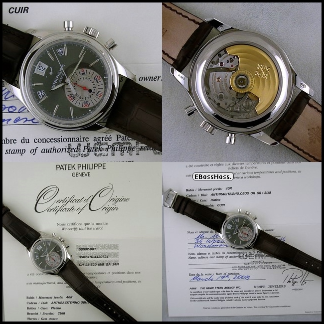 Patek Phillipe 5960P Platinum Chronograph Annual Calendar