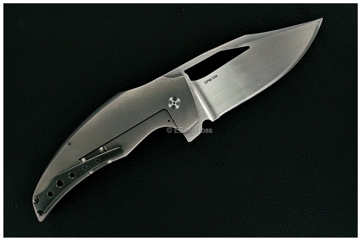 Tashi Bharucha Custom Zirconium-Handle Stardust XLF Flipper