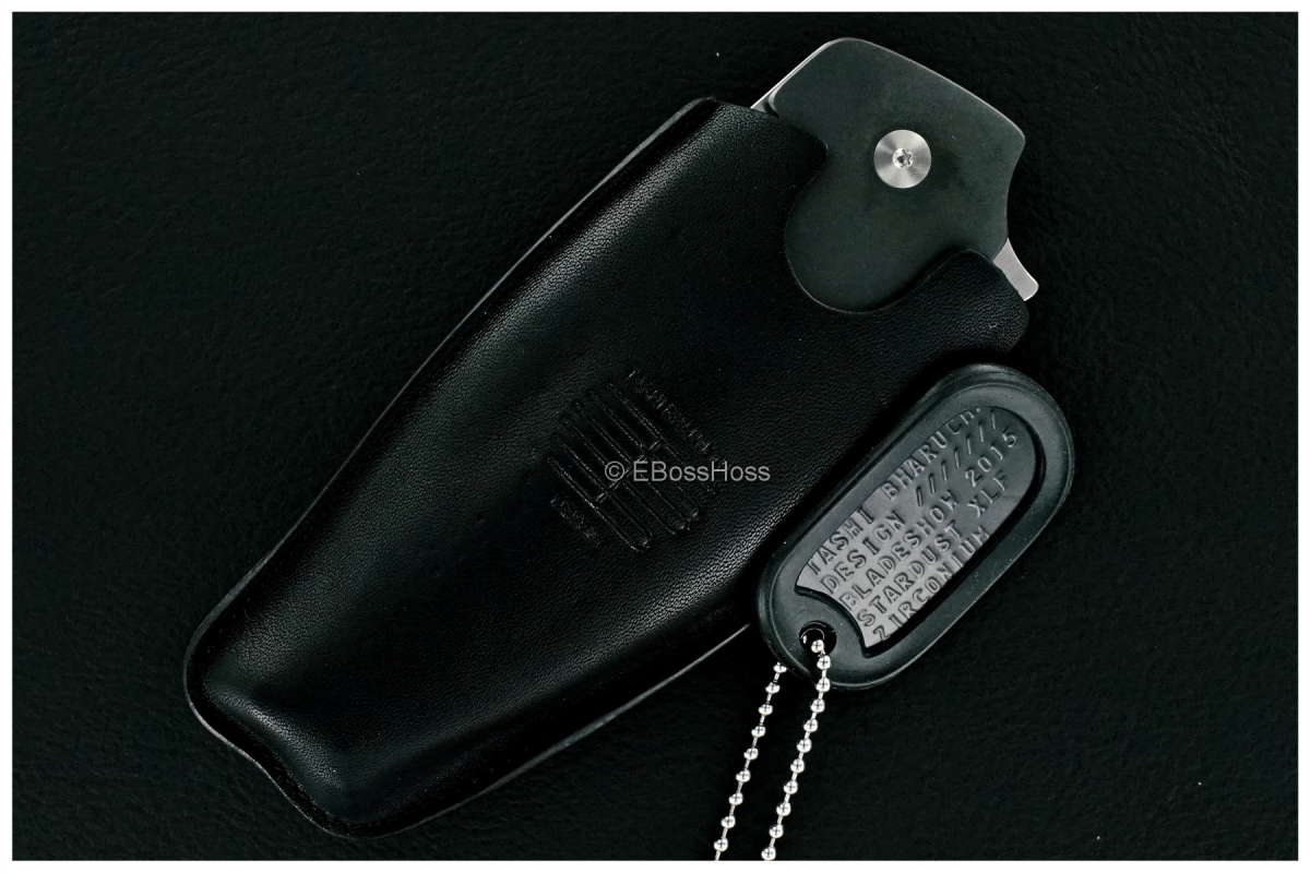 Tashi Bharucha Custom Zirconium-Handle Stardust XLF Flipper