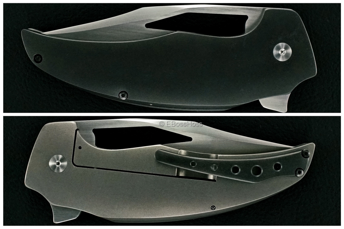 Tashi Bharucha Custom Zirconium-Handle Stardust XLF Flipper