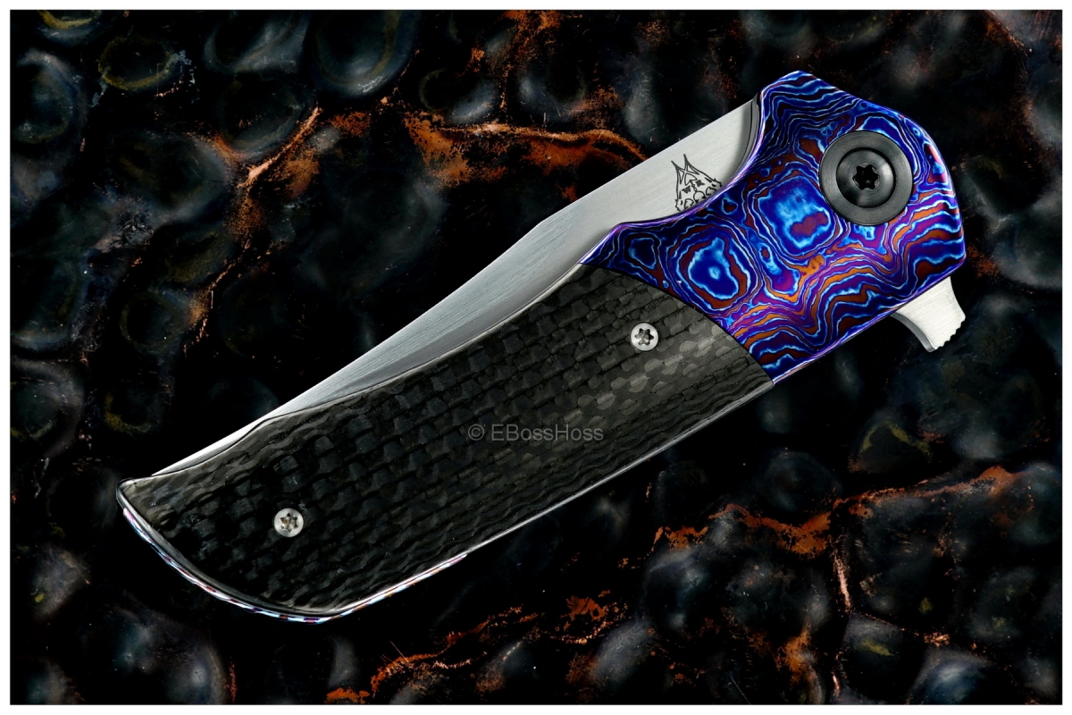 Walter Randolph (WR Bladeworks) Custom Deluxe Tanto-ground Mini Wyvern Flipper