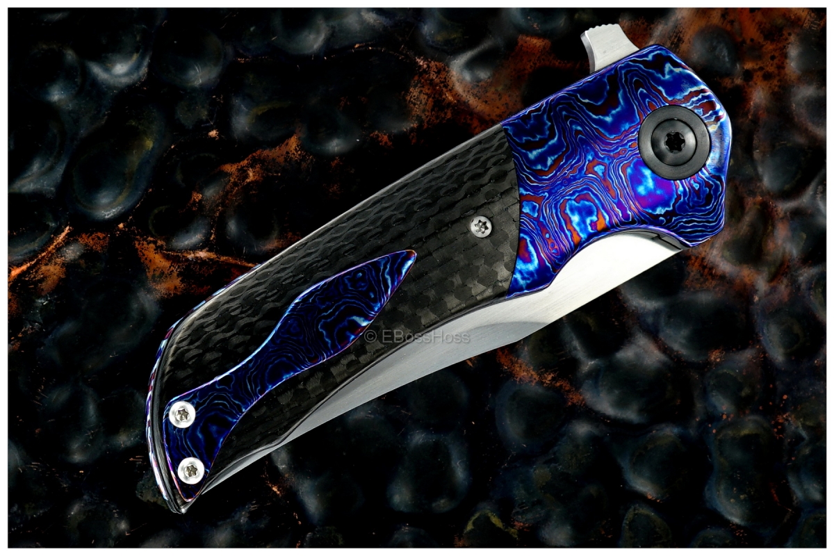 Walter Randolph (WR Bladeworks) Custom Deluxe Tanto-ground Mini Wyvern Flipper