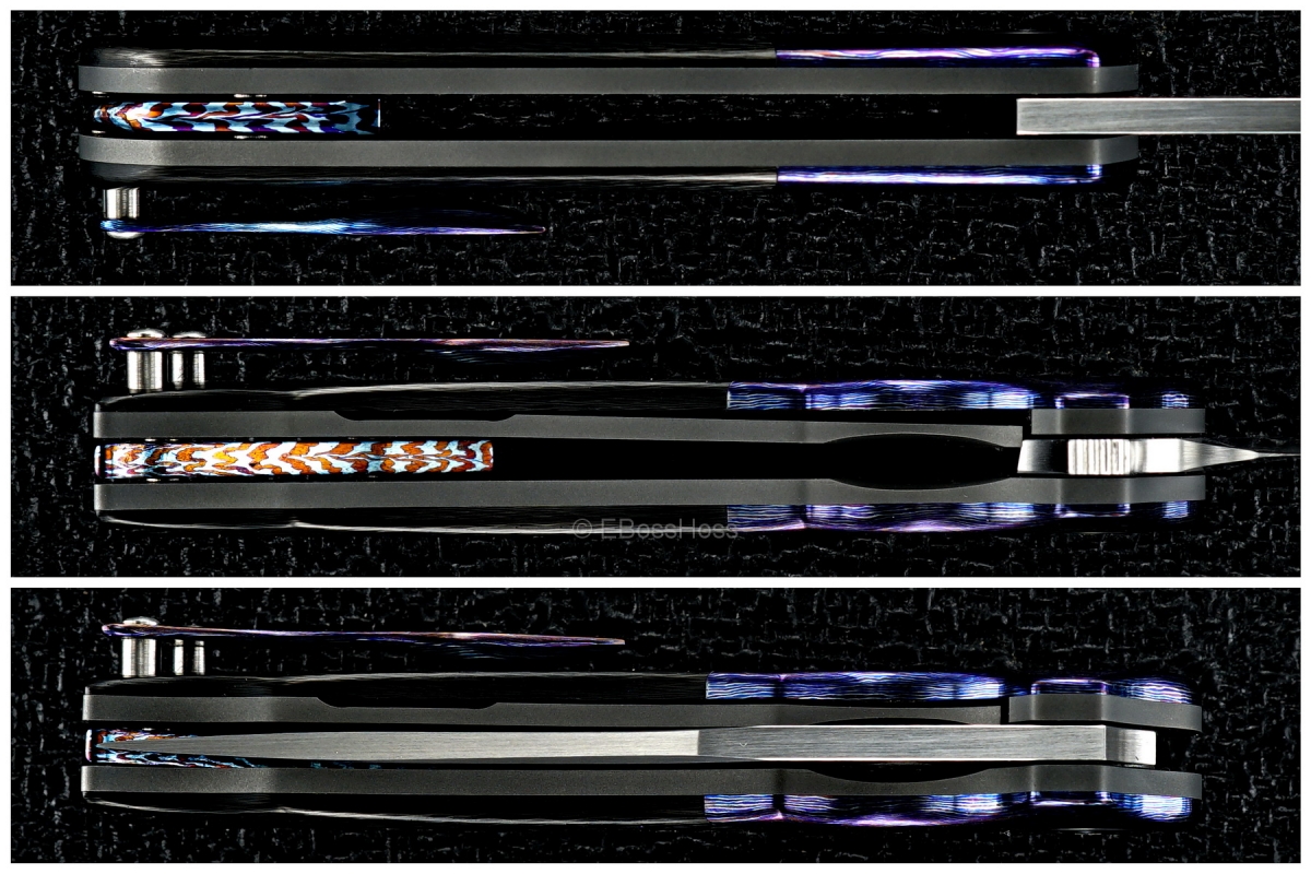 Walter Randolph (WR Bladeworks) Custom Deluxe Tanto-ground Mini Wyvern Flipper