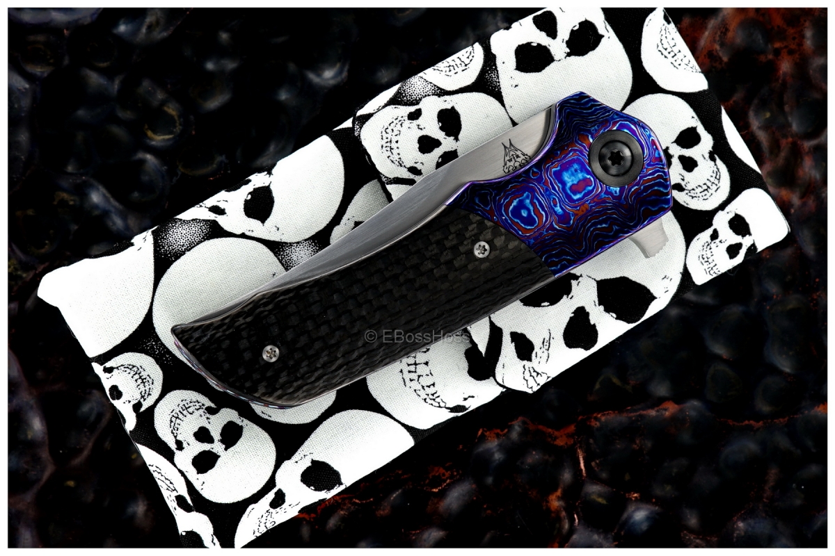 Walter Randolph (WR Bladeworks) Custom Deluxe Tanto-ground Mini Wyvern Flipper