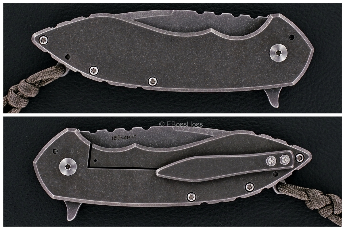Brad Blount (JBB Knives) Custom Large Surge Flipper
