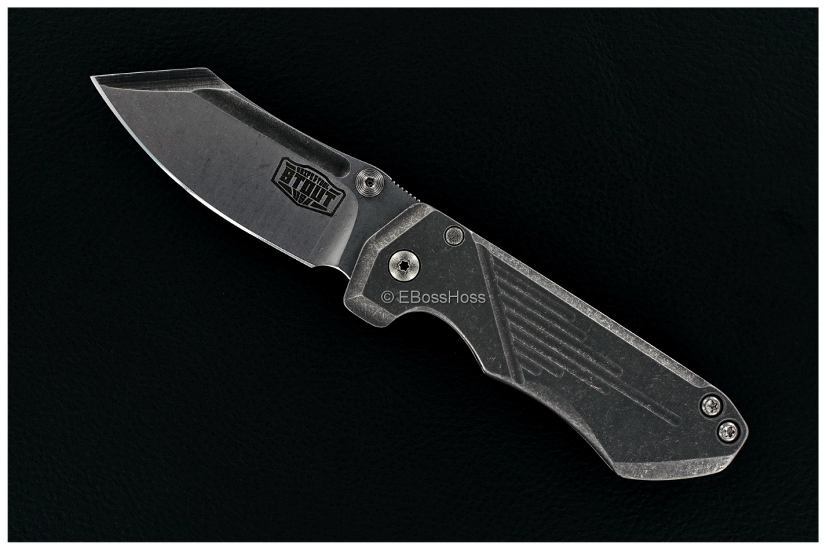 JB Stout Custom Levaithan Framelock Flicker