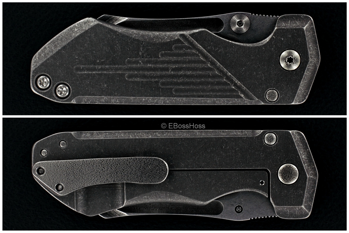 JB Stout Custom Levaithan Framelock Flicker