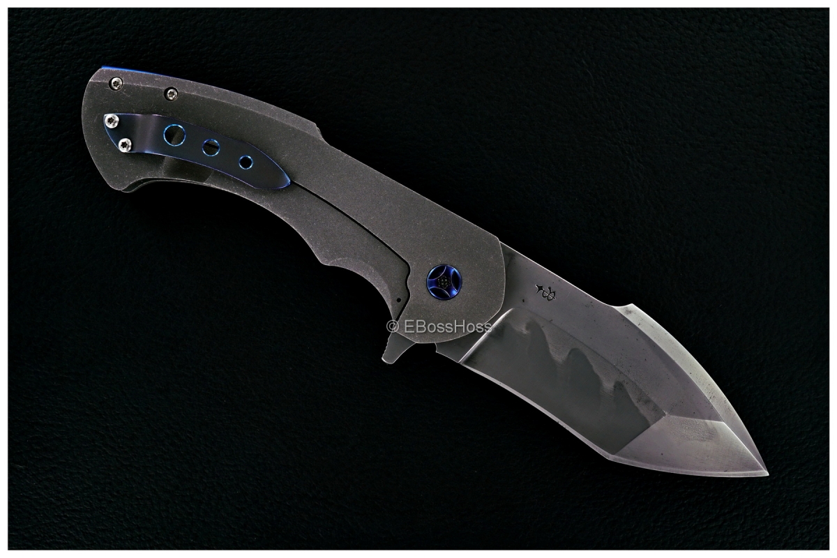 Rick Barrett Custom Toxic Tanto Fallout 3.5 Flipper Prototype