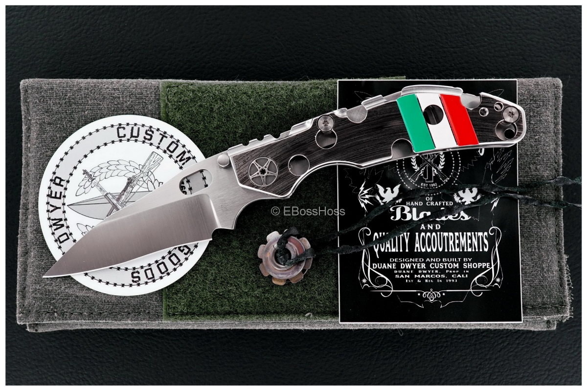 Duane Dwyer (Strider Knives) Custom BBN-M Recurve Pike Folder