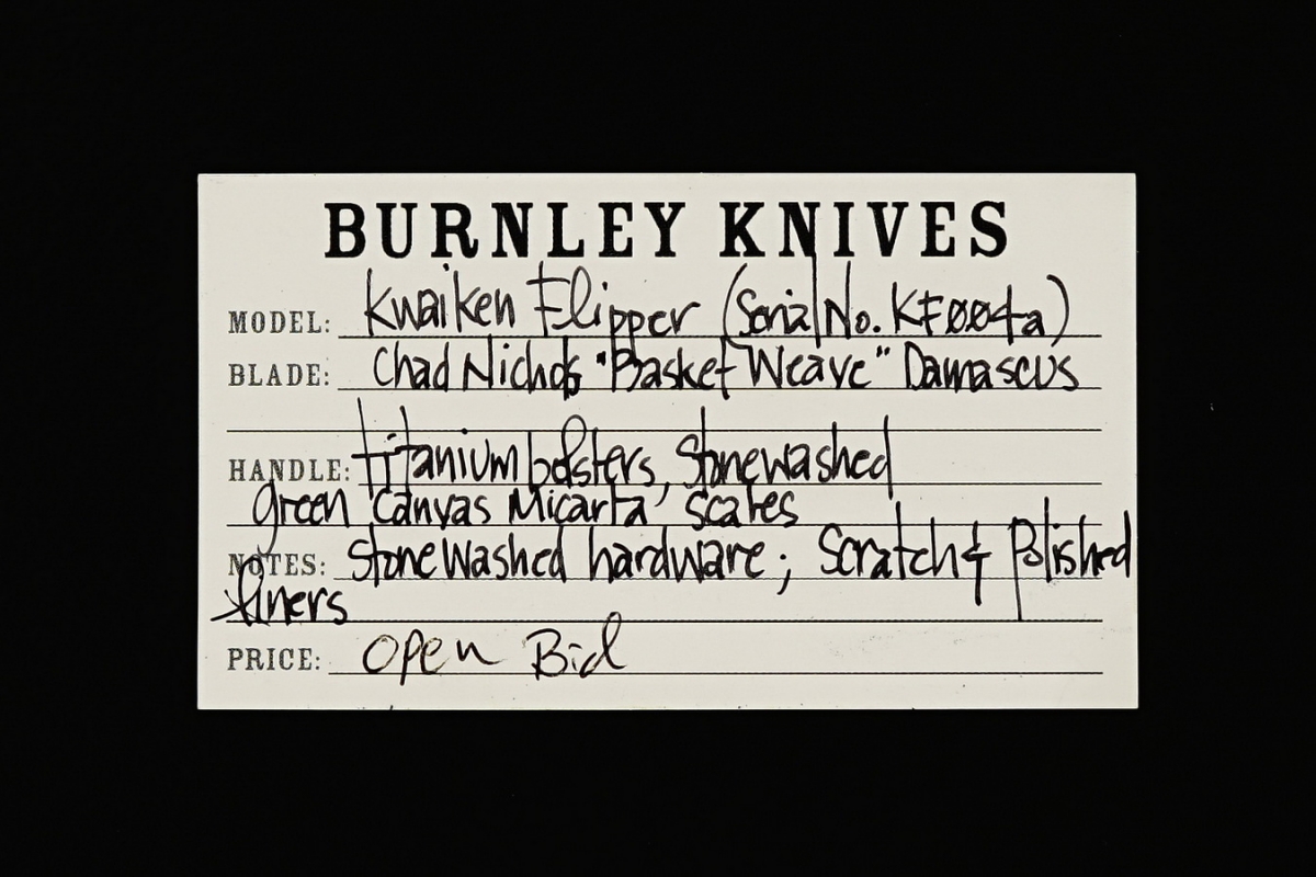 Lucas Burnley Custom Kwaiken Flipper