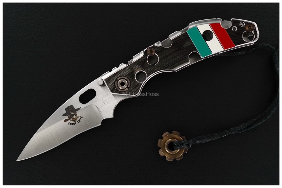 Duane Dwyer (Strider Knives) Custom BBN-M Recurve Pike Folder