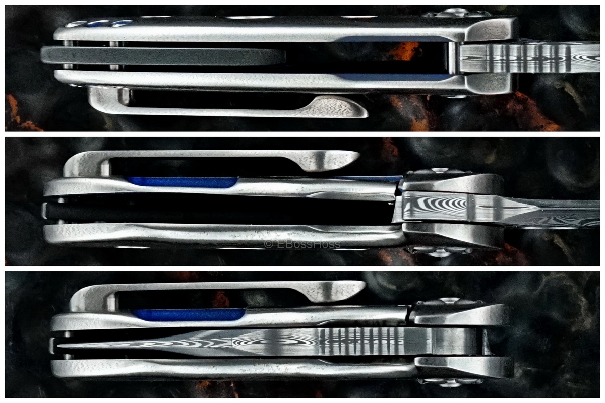 Michael Burch (Burchtree Bladeworks) Custom Micro Hybrid Flipper - 2017 TKI Lottery Knife