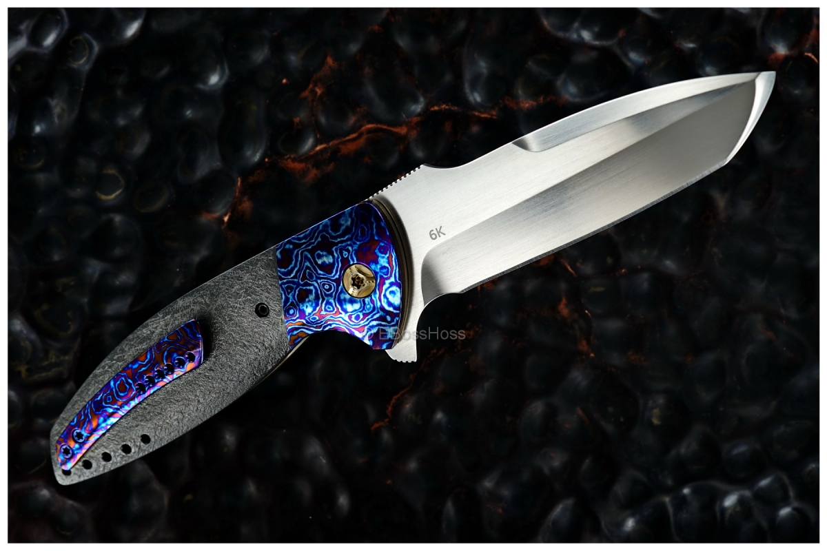 Peter Carey Custom Very Deluxe Cayman Tanto Flipper