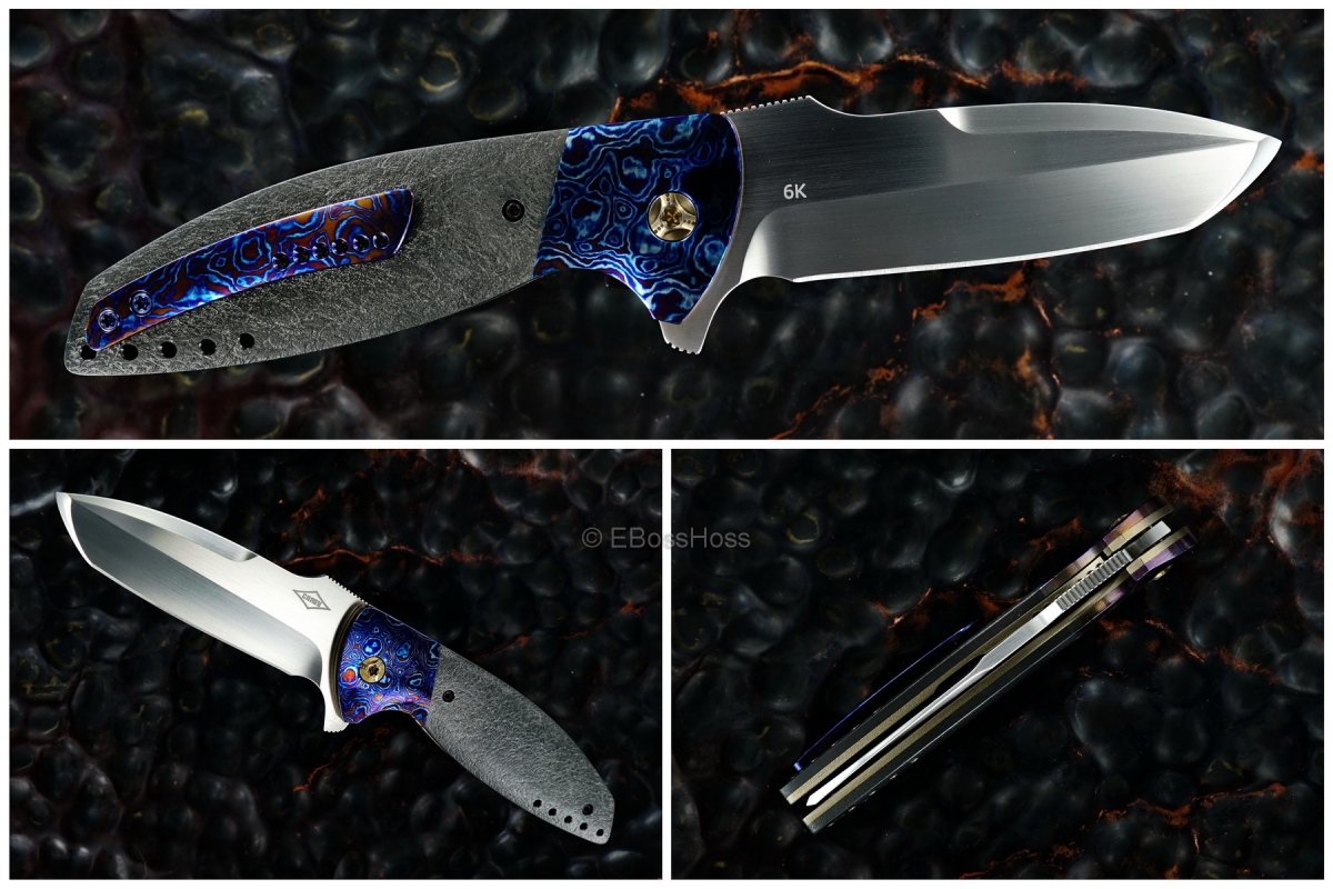 Peter Carey Custom Very Deluxe Cayman Tanto Flipper