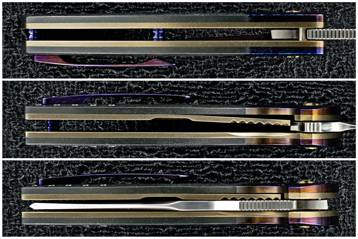 Peter Carey Custom Very Deluxe Cayman Tanto Flipper