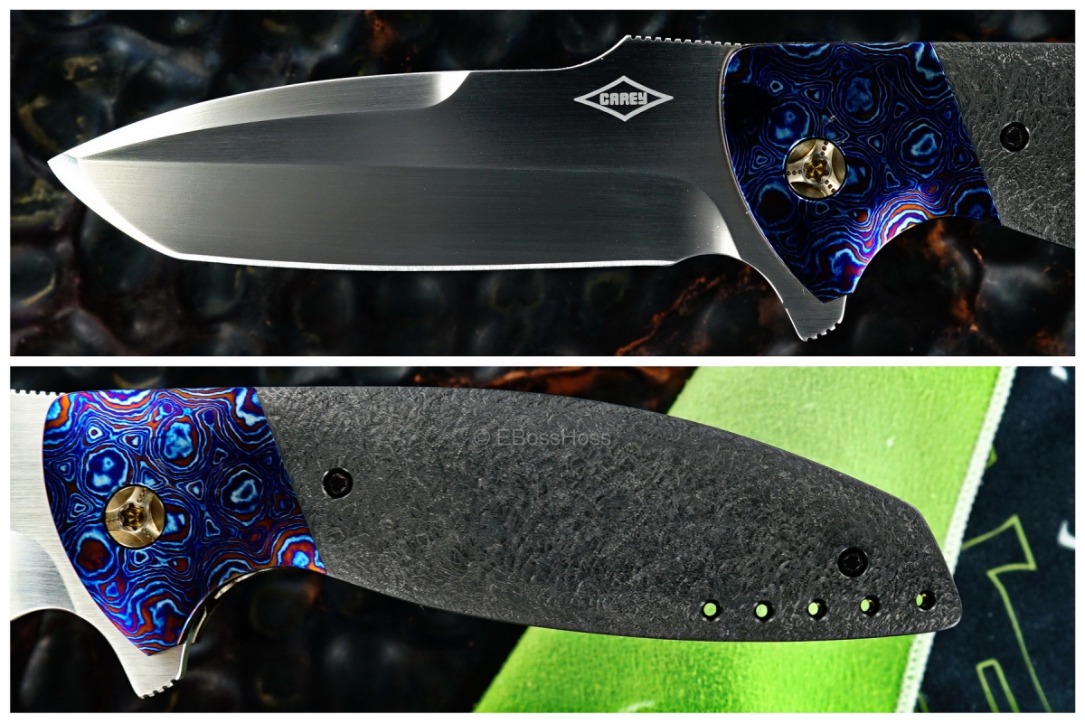 Peter Carey Custom Very Deluxe Cayman Tanto Flipper