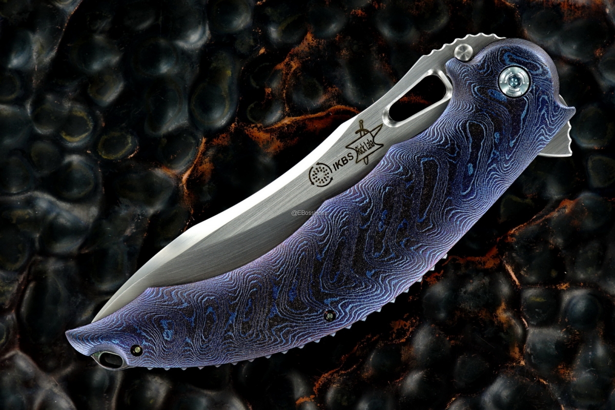 Rick Lala (Korth Cutlery) Custom Deluxe Reptile Flipper