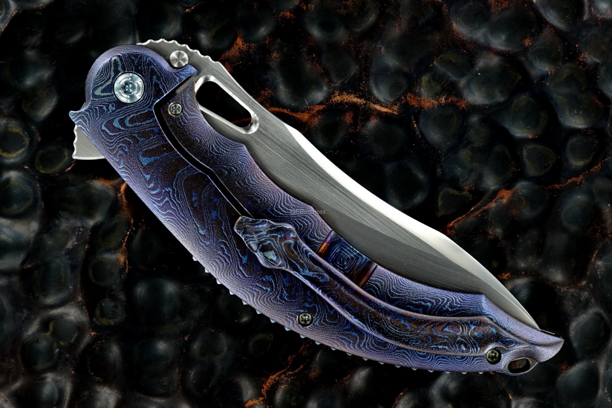 Rick Lala (Korth Cutlery) Custom Deluxe Reptile Flipper